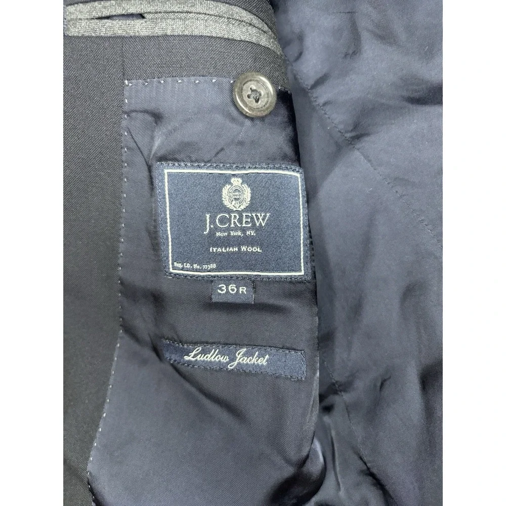 J. Crew Loro Piana Ludlow Blazer ‎ Men's 36R Navy Blue Wool Super 120 Wool READ!